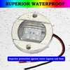 Marine Boat Interior Lights 4Pcs RGBW, 3’’ Round Waterproof Boat