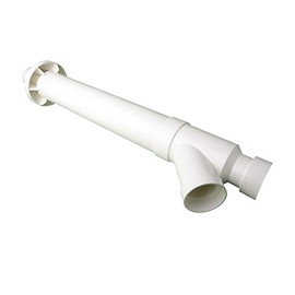 DiversiTech CVENT-3 3-Inch Concentric Kit for Tankless Gas Water Heater, High Efficiency Furnaces, 7.75" x 40" x 6.75", White