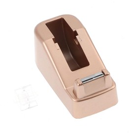 Gold Desktop Tape Dispenser, Heavy Duty Desk Tape Dispensers with Weighted Non-Skid Base Small Tape Holder for Home, Office