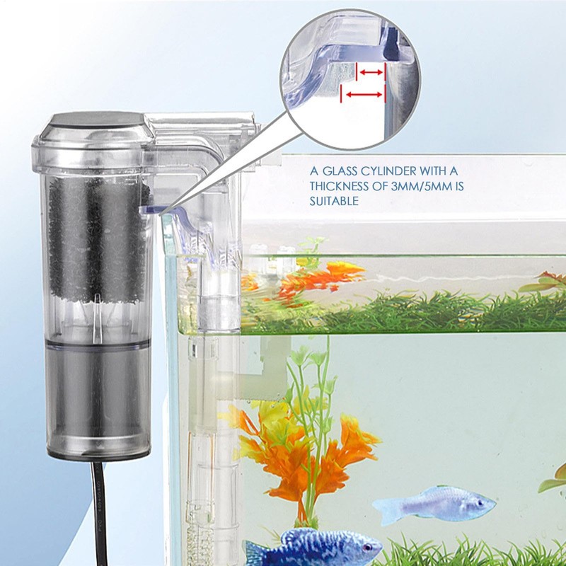 EUBEISAQI Aquarium Filter | External Tank Filter,Suspended Aquarium Filter, Fish