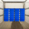 UBMOVE Container With Durable Lid, 4 Pack, Blue, Heavy Duty