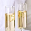 ROXBURGH Mr and Mrs Wedding Champagne Flutes, Bride and Groom