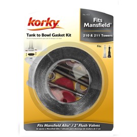 Korky 453BP Gasket and Hardware Kit, Black