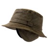 TOP-EX Waterproof Winter Earflap Bucket Hats with Ear & Neck