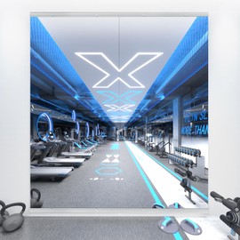 yarnuwa Gym Mirror, 48"X24" 2Pcs Home Gym Mirror, Large Frameless Miiror Wall, Tempered Glass Yoga Mirror, Full Body Mirror, Wall Mounted Mirror for Gym, Yoga, Studio, Dancing Studio, Living Room