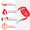 COTODO ID Red Lanyards Safety Badge Lanyard 36" with Swivel