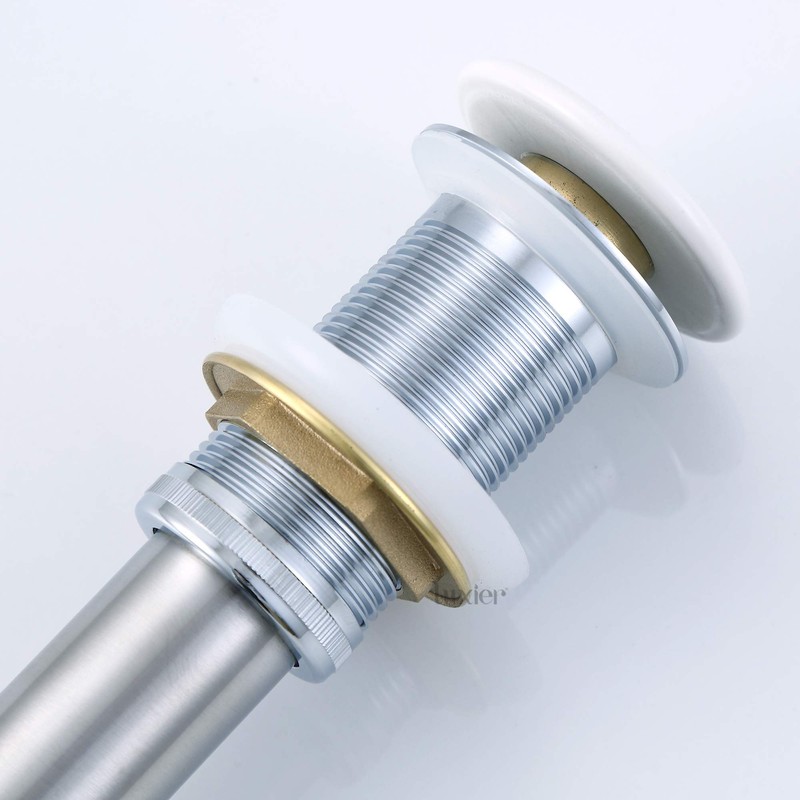 Luxier DS01-TP 1-5/8 in. Brass Bathroom and Vessel Sink Push