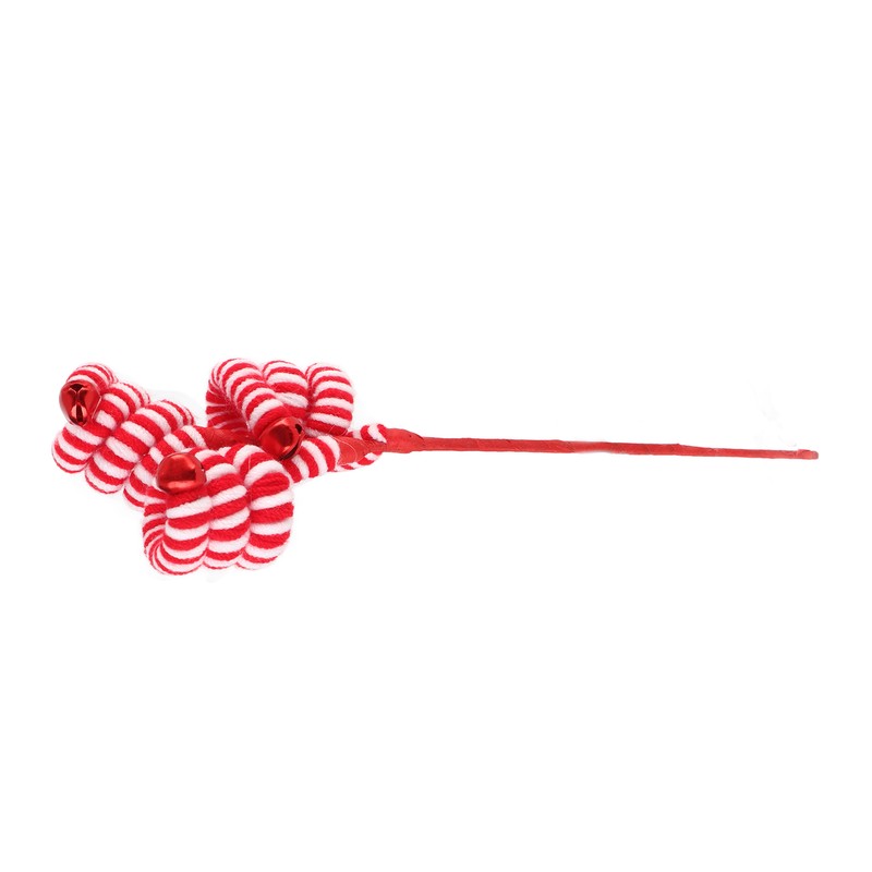 Christmas Candy Canes Wool Christmas Candy Cane Hanging Ornaments