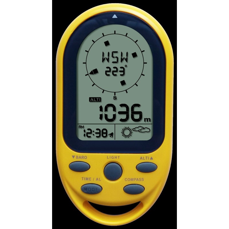 Technoline EA 3050 Compass with Altimeter, Barometric Pressure Display, Time,
