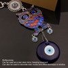 Blue Eye Owl Keychain Good Luck Beautiful Blessing Amulet Car