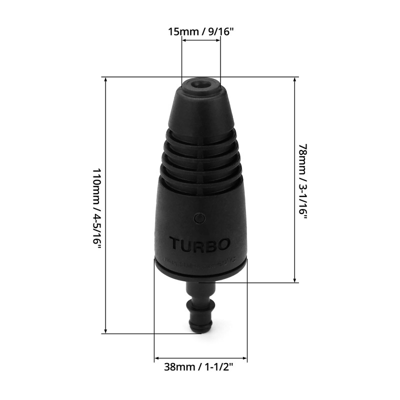 QWORK® Pressure Washer Jet Gun Nozzle High Pressure Nozzle Suitable