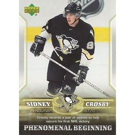 2005-06 Upper Deck Phenomenal Beginning #6 Sidney Crosby Rookie Card RC Hockey Card