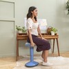 ECR4Kids Sitwell Wobble Stool with Cushion, Adjustable Height, Active Seating,