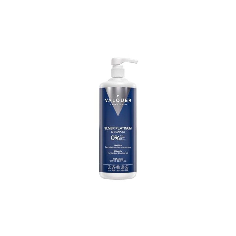 VALQUER Silver Platinum Shampoo Matizador Violeta | 1 Lt