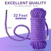 Silky Soft Braided Nylon Rope - Skin-Friendly & Durable Satin