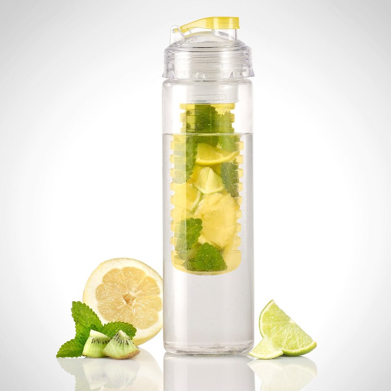 Rosenstein & Söhne Drinking Bottle with Insert: Drinking Bottle, Water