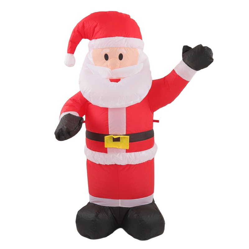 Christmas Inflatable Santa Waterproof Tear Resistance Inflatable Santa Decoration with