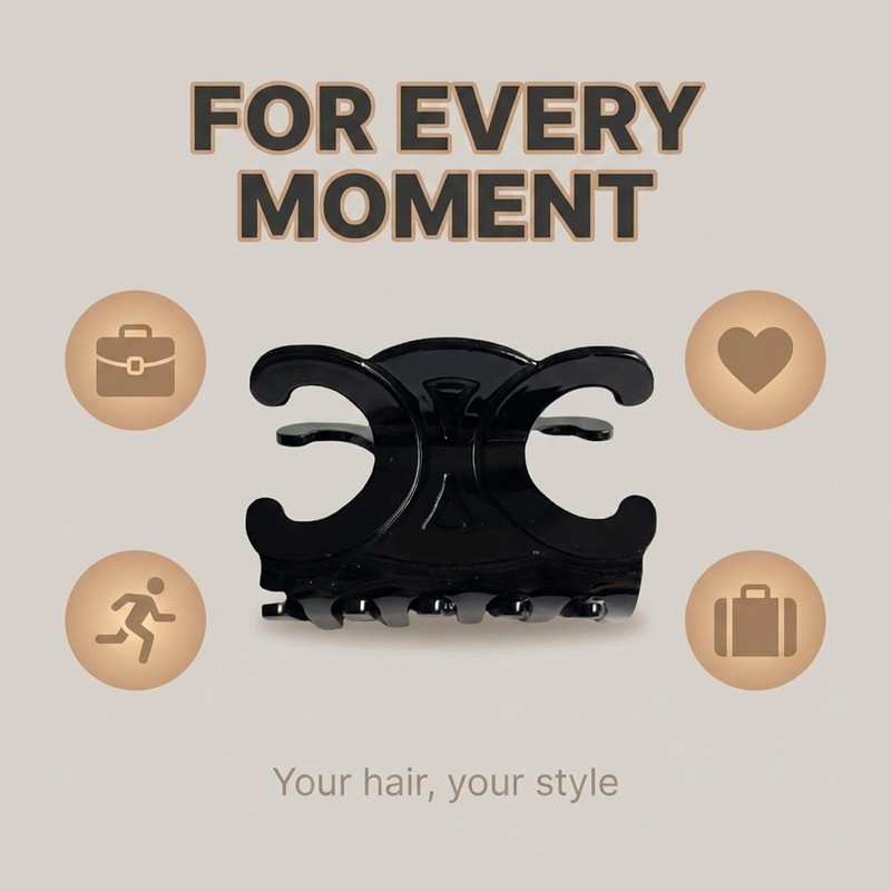 Hair Accessories Set - Claw Clips - Bobby Pins -