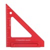 Woodworking Triangle Ruler Aluminium Alloy British System Measuring Tool for