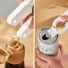 NIDHFG 4-Piece Plastic Bottle Opener, 2-Piece Transparent Hook, Canned Beverage