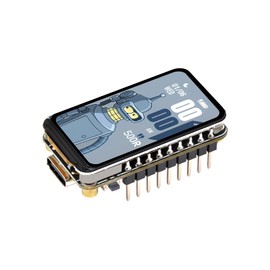 Waveshare ESP32-C6 1.47 Inch Display Dev Board, 172 x 320, 262K Colour, 160 MHz Running Frequency Single-Core, Supports WiFi 6 & Bluetooth, with Colourful RGB LED, ESP32 with Display, with Pinheader