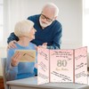 Crenics Rose Gold 80th Birthday Decorations, Creative 80th Birthday Guest