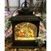 Raz Imports Holiday Water Lanterns 11" Santa in Sleigh Lighted