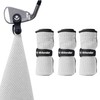 4Monster Golf Towels 3-Pack with Detachable Magnet and Portable Pouch,