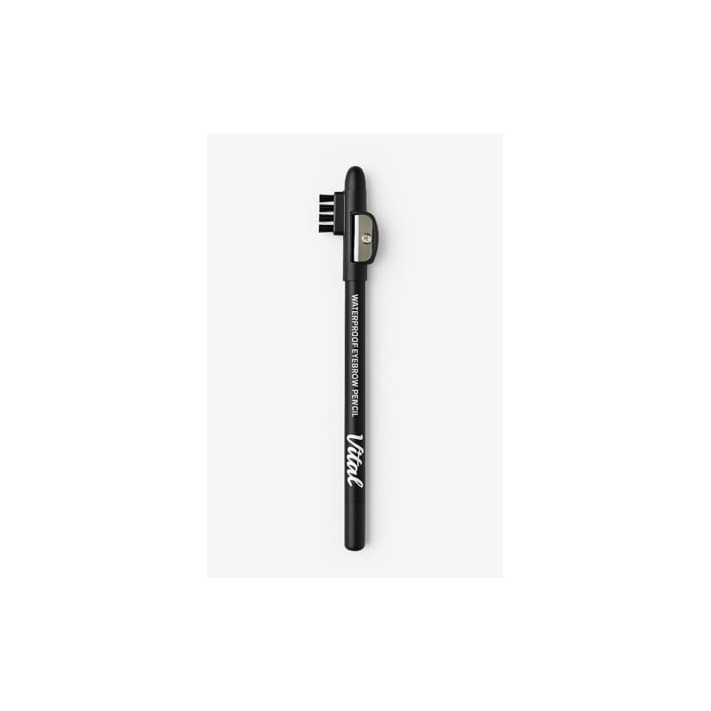 Vital Horizon Waterproof Eyebrow Pencil with Brush & Sharpener –