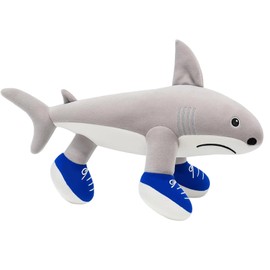 Italian Brainrot Shark Plush, 33cm Soft Stuffed Animal Toy for Collectors, Viral Brainrot Gift for Boys and Girls, Fun and Huggable Shark Toy
