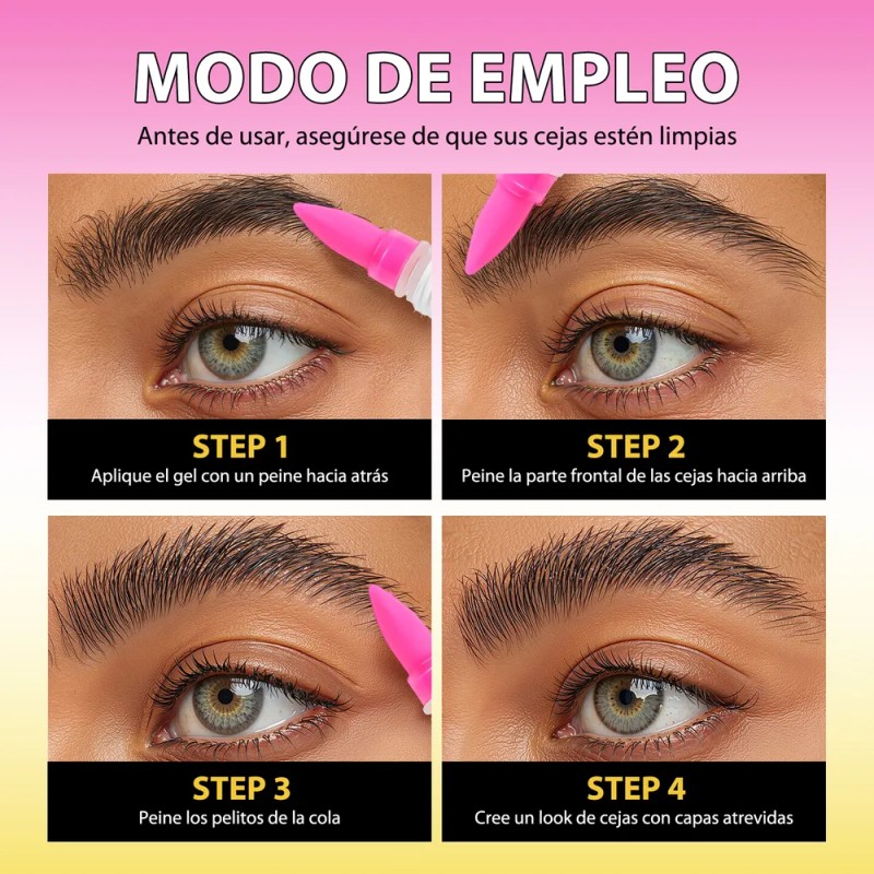 Professional Makeup The Brow Glue 5g Tono Transparente Transparente