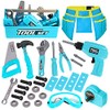 LOYO Kids Tool Set - 30Pcs Pretend Play Tool Toys with Kids Tool Belt, Electric Toy Drill, Construction Tool Box Kit for Toddlers Boys