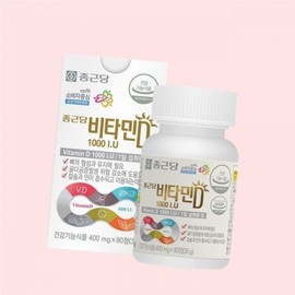 Chong Kun Dang Vitamin D 1000IU 400mg 90 tablets 1 bottle (3 month supply) 2025934905 4897209 / 종근당 비타민D 1000IU 400mg 90정 1병(3개월분) 2025934905 4897209