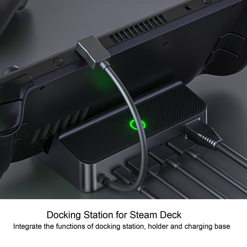 Handheld Game Console Dock USB C PD 100W HD2.0 USB