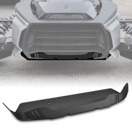 SAUTVS Aluminum Radiator Protector for Can-Am Ryker 600 900 / Rally, Lower Protector Skid Plate Guard for Can Am Ryker All Models Accessories, OEM Front Bumper Lip Plate(Replace #219400999)