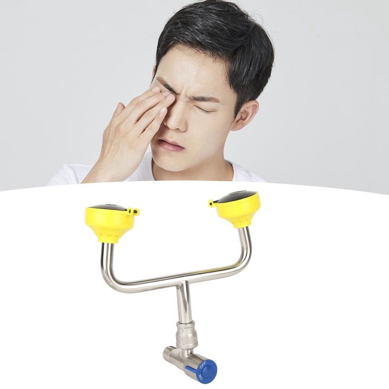 Faucet Mounted Eyewash Station Simple Reliable Emergency Eye Wash Unit