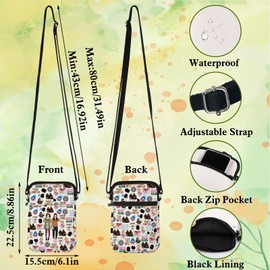 WZMPA Abbi & Ilana Crossbody Bag Comedy Lover Gift Yass Queen Adjustable Strap Bag Abbi & Ilana Merch, Yass Queen Cb