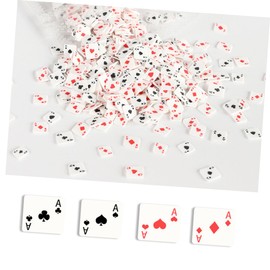 Generic Nail Art DIY Decorations Poker Clay Charms for Fingernail Art Unique Creative Design for Manicure Fashionable Polymer Clay Accessories