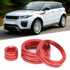 4Pcs A/C Knob Ring Trim Volume Adjuster Decor Fit for