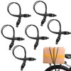 Realjoy 6 Pcs Elastic Bike Strap, Three-in-one Bungee Cords with
