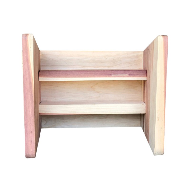 Vundahboah Amish Goods Cedar One Step Stool (Straight Leg Style)