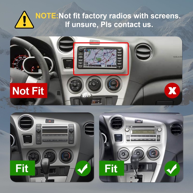2+32G Android 13 Double Din Car Radio Stereo for Toyota