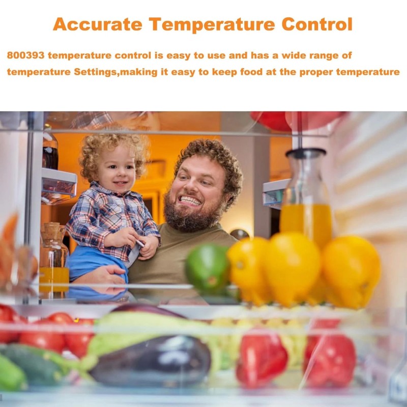 Iexcauw 800393 Refrigerator Temperature Control Kit,Compatible with True Silver