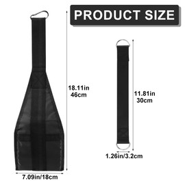 Meirivrn Hanging Ab Straps for Pull Up Bar, Ab Sling Strap for Arm Pull up Workout Support, Padded Arm Support Slings Hang Bar Assist Strap for Training Knee and Leg Raise