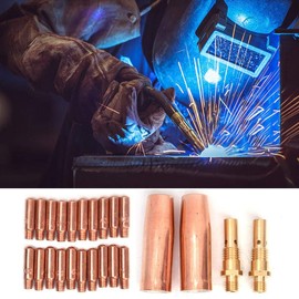 Kit de Accesorios para Pistola de Soldar 21-50 Boquilla de Soldar 35-50 Difusor de Gas 11-35 (0,035 pulgadas / 0,9 mm de calibre) Punta de