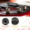 MECCANIXITY 4PCS Guitar Knobs Metal, Volume Tone Control Dome Knobs