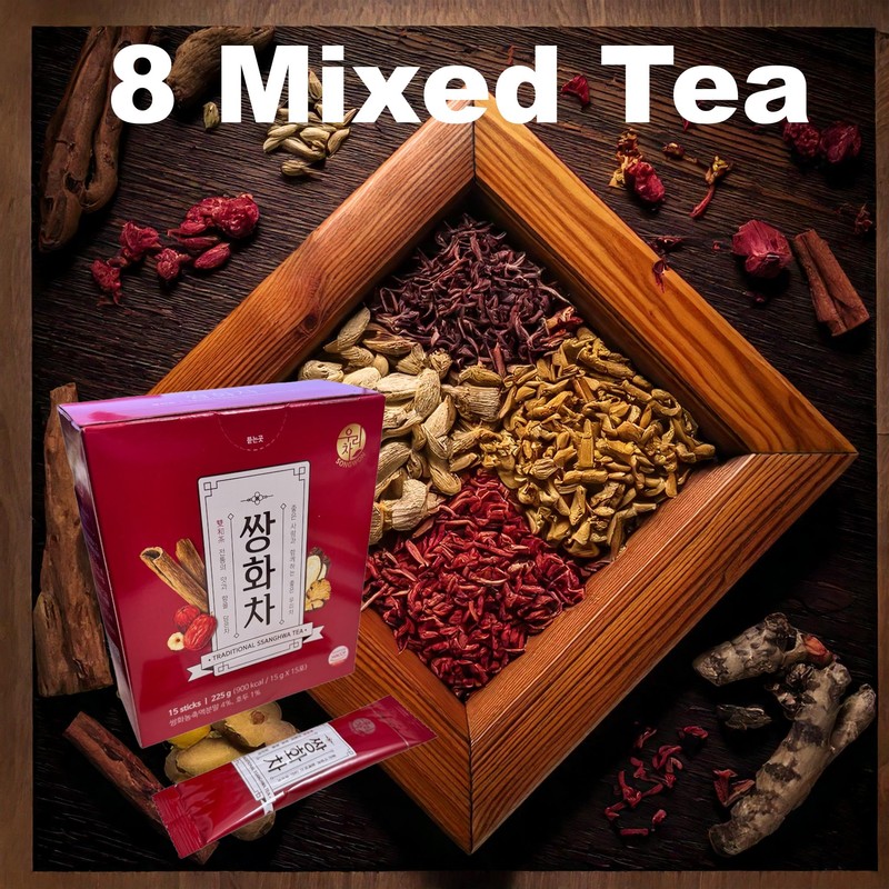 Korean Traditional Healthy Herb Tea Ssanghwa Tea 1 Box (15g