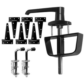 Shed Door Hardware Kit - Complete Gate Set for Maximum Security and Durability Includes Window and Door/Window Hinge Set, for Gates, playrooms