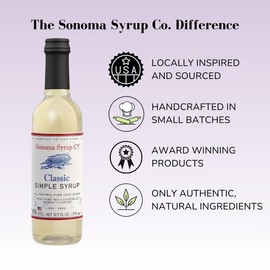 Sonoma Syrup Co. Flavorful Syrup Collection – Classic Vanilla & Lavender Infused with 2 Reusable Pumps, 12.7 oz (Pack of 3) | Perfect for Coffee, Cocktails, and Cooking