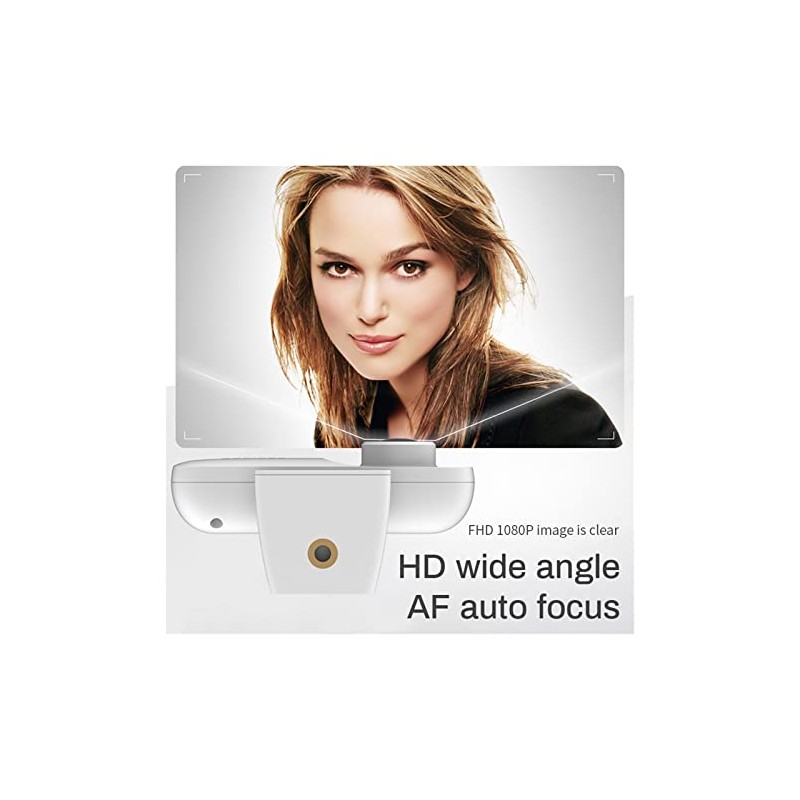 Web Camera Autofocus 1080P Webcam Cover HD Web Camera with